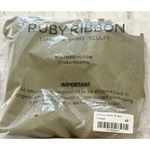 Ruby Ribbon Style 2019 V Neck Foliage Slimming Shaping Stretch Tank Top Sz 40 Green Photo 3