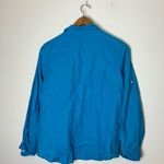 Ralph Lauren The LAUREN ® Roll-Tab-Sleeve Aqua Blue Turquoise Linen Shirt Photo 9