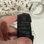 The Kooples 100% Silk Cream Multicolor Boho Feather Print Button Down Top Sz S Photo 6