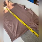 A New Day Light Brown Oversized Cropped Crewneck Sweatshirt Sz XXL Photo 5