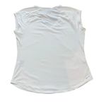 Nike Womens Dri Fit White V-Neck Performance T-shirt Size Large Photo 6