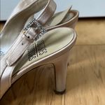 Mootsies Tootsies  Satin Champagne Slingback Heels Photo 5