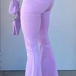 Y2K Light Purple Ripped Flared Jeans Size XL Photo 2