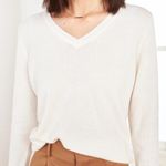 Quince 100% Cashmere V-Neck Sweater ivory Women’s XS timeless quiet luxury Photo 1