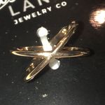 Jasmine  Lane Size 7 Gold Tone Ring Set Photo 3