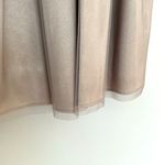 David's Bridal NWT  Champagne One Shoulder Party Dress Sz 4 Photo 3