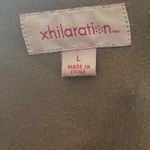 Xhilaration  Olive Green Corduroy Ruffle Trim Button Front Jacket Y2K Women's L Photo 5