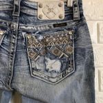 Miss Me  beaded distressed signature ankle skinny size 27‎ Photo 6