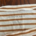 American Eagle stripe crop short sleeve tee Size S Photo 1