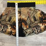 5ifth Degree Black Graphic Historic Hollywood Print Mini Circle Skirt Size Large Photo 6