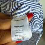 Solid & Striped  Blue and Green Striped Shirt Photo 4