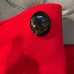 Guess Red Coat with Black buttons and Black Belt Size Small Photo 11