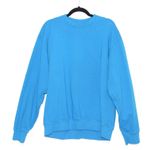 Sporty & Rich Plain Bright Blue Crewneck Sweatshirt Pullover Size Large Photo 0