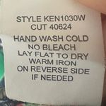 Fig and Flower Floral Print Women's Blouse Top 2X Blue Photo 10