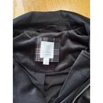 LC Lauren Conrad Women's Black Velvet Moto Jacket Size M Photo 4
