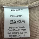 Princess Polly Beige Ruched Tie Puff Long Sleeve Cropped Sweater Top Size S/M Photo 3