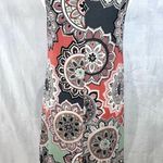 Boutique all over medallion print boho dress with pockets size large Pink Photo 3