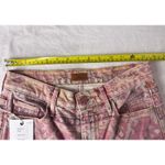 MOTHER Flared Jeans Women's Printed Bootcut Denim Orange Pink Pattern Size 27 Photo 10