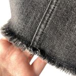 Universal Threads Universal Thread Denim Pencil Skirt Size 2/26R Raw Fringe Hem Black Casual Chic Photo 6