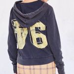 BDG  Vipers Hoodie Sweatshirt Urban Outfitters Grey-Blue Sz S NWT Lightweight Photo 2