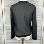 About A Girl  Sheer Bomber Jacket Black-Small Photo 1