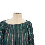 Roller Rabbit  Mateaus Linden Top Blouse Cotton Gauze Peasant Green Size XL Photo 3