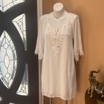 Naif white long sleeve dress Photo 1