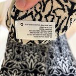 Xhilaration  NWT Women's Black White Print Sleeveless Sweater Dress Size L Photo 4