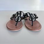 Jack Rogers  Women's Black and White Striped Sandals Photo 4