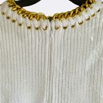 Michael Kors NWT Chain Embellished Supina Cotton Sweater. Photo 7