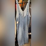 Free People NWT We The Free High Roller Jumpsuit - Kansas light blue - large Photo 8