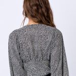 Princess Polly NWT  New Mood Top Black Tie Front size 6 Photo 2