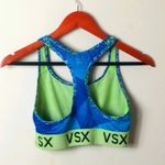 Victoria's Secret Victoria Secret Sport M VSX Island Floral Athletic Jogging Bra in Blue Lime Photo 1