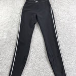 Alo Yoga Black White Striped High Waist Leggings Athleisure Workout Womens S Photo 0