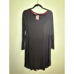 Matilda Jane  Womens Small Black Red Swing Tunic Trapeze Dress Photo 1