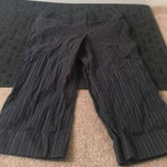 Ann Taylor  Loft Women's Striped Capri Pants Size 10 Petite Photo 0