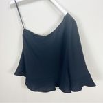 Likely  Grayson Ruffle Top Black One Shoulder Revolve Size XS NWT Photo 1