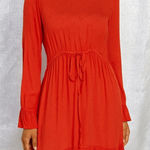 Paris Atelier & other stories Long Sleeve size 8 Ruffle Red Polka Dot dress Photo 0