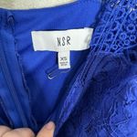 Nsr  Blue Lace Sweetheart Neckline Cocktail Dress XS Photo 4
