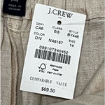 J.Crew Linen Elastic Pleated Shorts 14 NWT Heritage Normcore Classic Core Preppy Photo 5