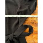 Bobeau Womens 2X Black Wrap Dress Short Sleeve Tie Waist Career Casual Photo 3