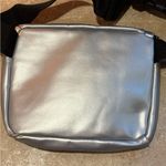 Bebe  silver Fanny Pack ~ Adjustable Waist ~ Faux Leather ~ Nylon NWOT Photo 4