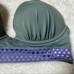 Shade & Shore Hunter Green Bikini Top Photo 3