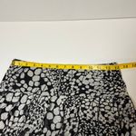 INC 100% Silk Ruffle Mini Skirt Black White Size 0 Fairy Romantic Y2K Flirty Photo 4