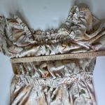 Cato  Floral Peasant Blouse Size 18/20W Milkmaid Cottage Tiered Feminine Boho Photo 7