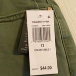 Celebrity Pink NWT  Size 13 Green Pants Photo 5