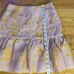 Keepsake Stand Tall Blush Stencil Floral Mini Skirt Size XS Pink Photo 5