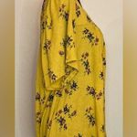 Lucky Brand - Women Square Neck Floral Top Mustard Yellow Size XL Photo 2