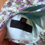 ZARA  Purple and Green Floral Dress Photo 2