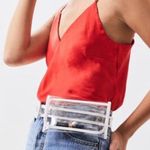 PacSun New With Tag LA Hearts Clear Belt Bag White Photo 3